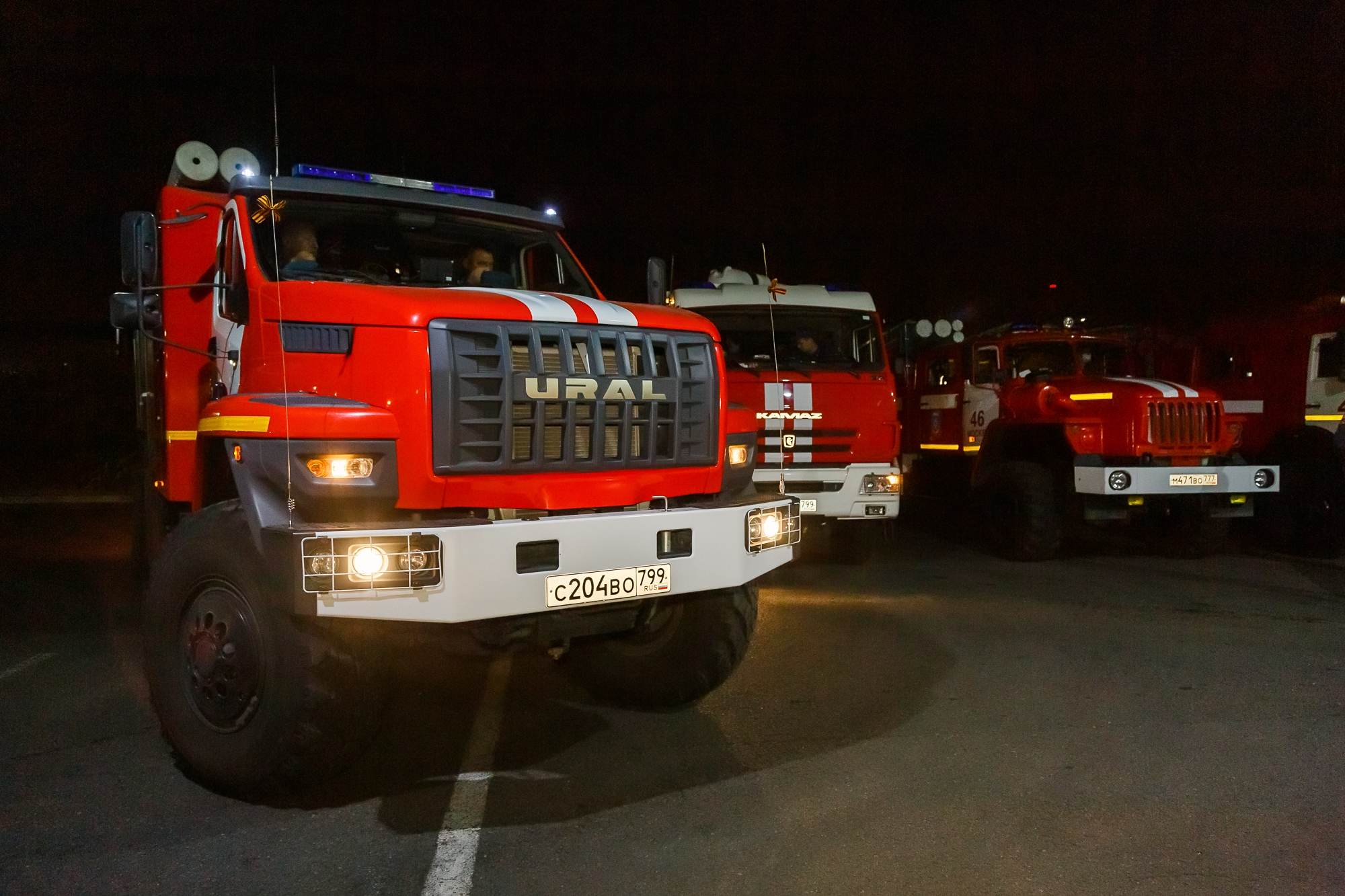 Группировка столичного МЧС привлечена к тушению пожара под Рязанью