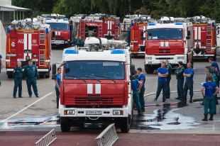Спасатели 123 пожарно-спасательной части