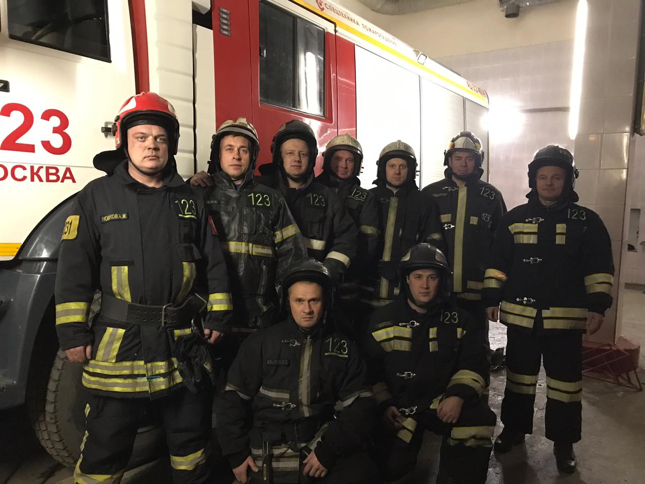 На пожаре в Северном Бутово спасено 4 человека