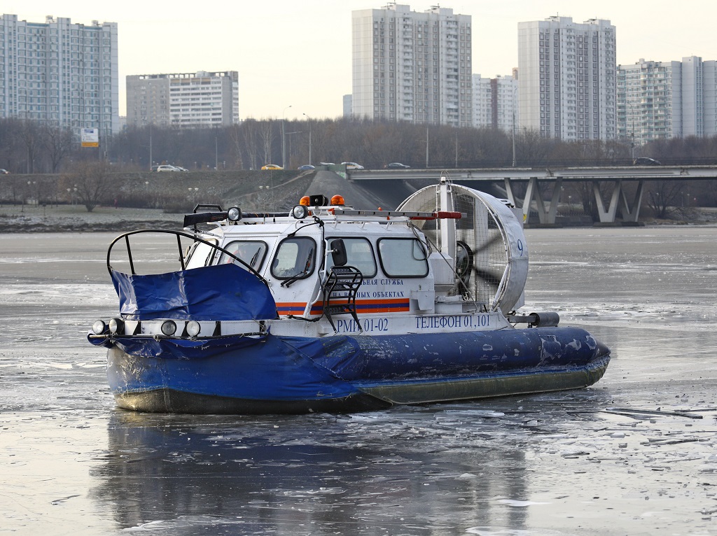 В Москве спасатели вытащили из водоема провалившихся под лед