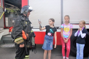 Пресс-ланч юных журналистов в пожарно-спасательном подразделении ЮЗАО