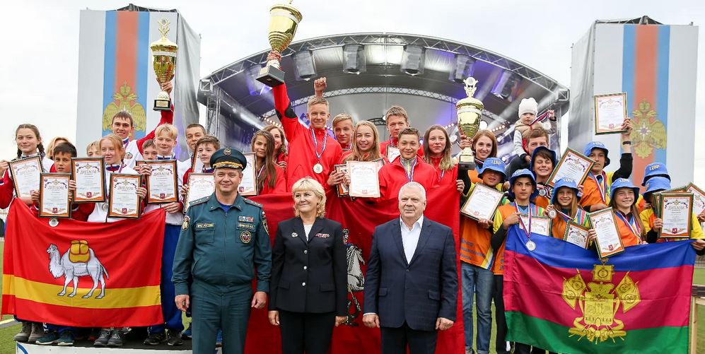 Победители XV Всероссийских соревнований «Школа безопасности-2019»