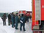 Пожарные провели учения в здании электрической подстанции № 851 «ГРАЧ» АО «ОЭК».