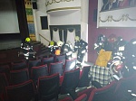 Пожарно-тактическое учение прошло в здании киноклуба
