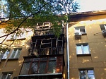 Информация о возгорании квартиры