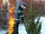 В преддверии Нового года в 123 пожарно-спасательной части провели интересный эксперимент