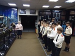 Ребята из кадетского класса 554 школы посетили музей пожарной охраны
