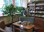 Сотрудники МЧС вместе с добровольцами продезинфицировали помещения библиотеки 