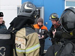 Пожарные провели учения в здании электрической подстанции № 851 «ГРАЧ» АО «ОЭК».