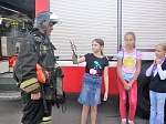 Пресс-ланч юных журналистов в пожарно-спасательном подразделении ЮЗАО